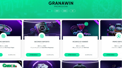 Granawin Casino Bonus