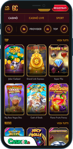 GrandClub Casino app mobile