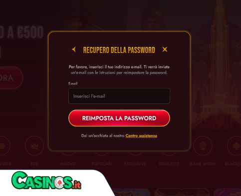 GrandClub Casino problema di accesso