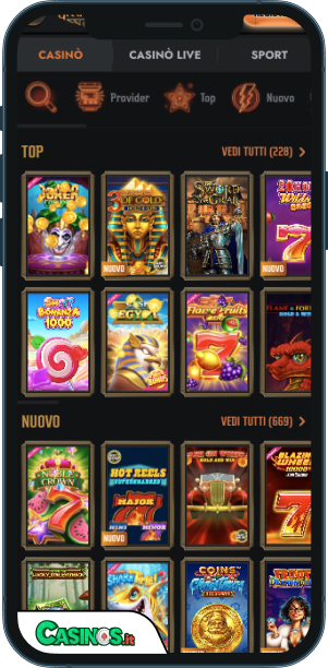 Gransino Casino app mobile