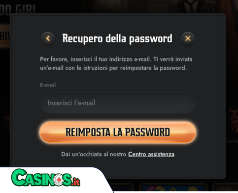Gransino Casino problema di accesso