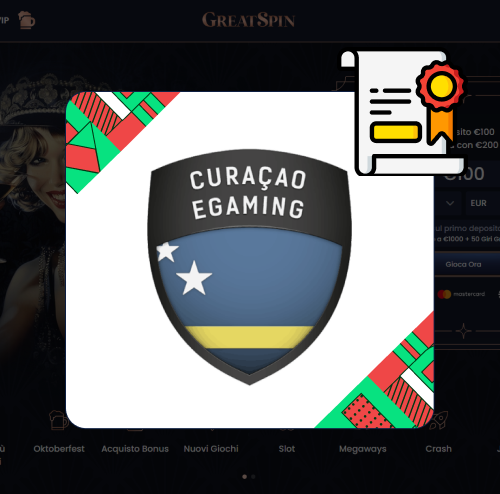 GreatSpin Casino licenza