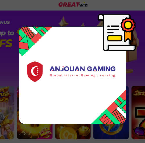 GreatWin Casino licenza