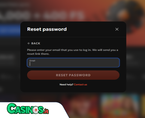 GxBet Casino problema di accesso
