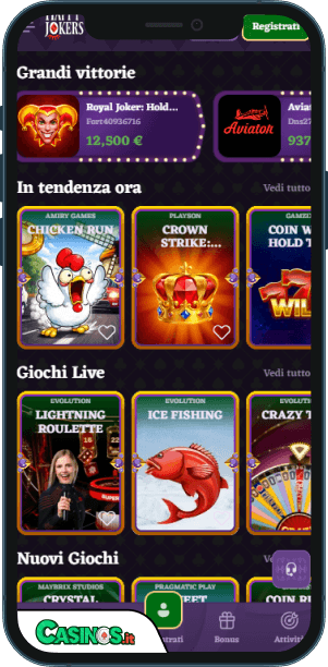 HappyJokers Casino app mobile