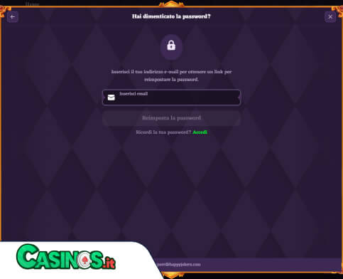 HappyJokers Casino problema di accesso