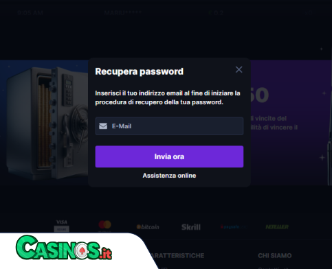Hash Lucky Casino problema di accesso