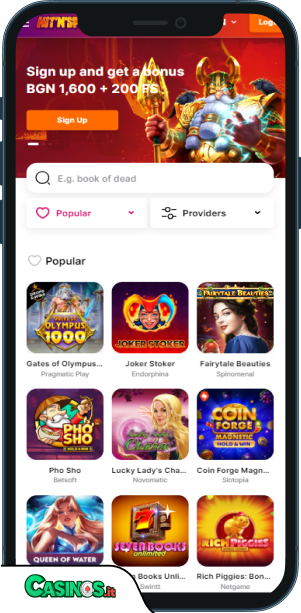 HitNSpin Casino app mobile