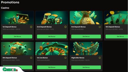 HolyLuck Casino bonus