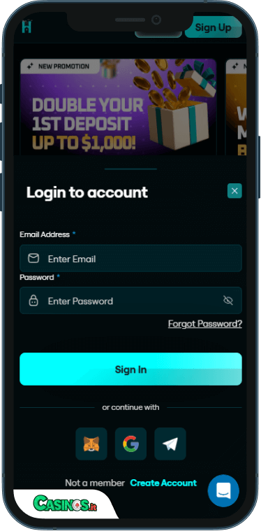 HouseBets Casino Accesso