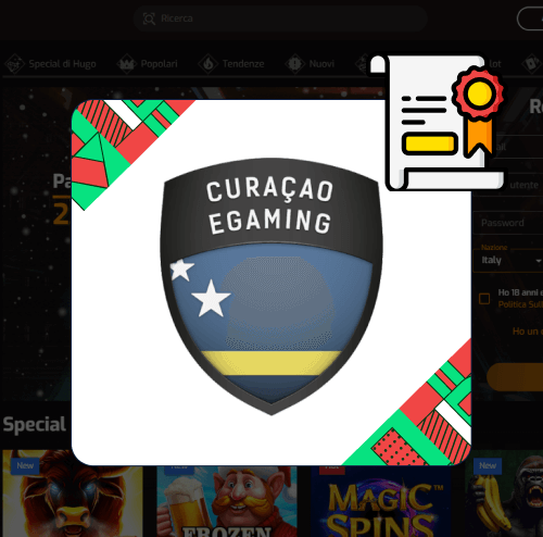 Hugo Casino licenza