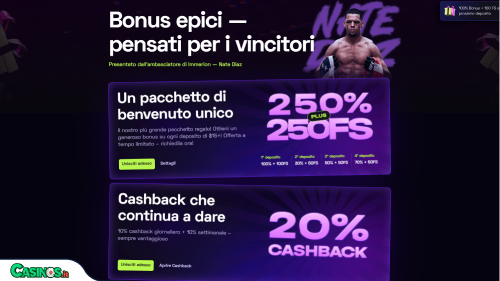 Immerion Casino Bonus