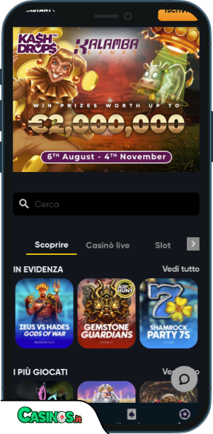 Instant Casino app mobile