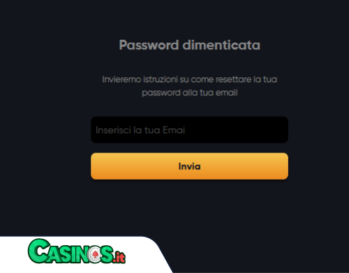 Instant Casino problema di accesso