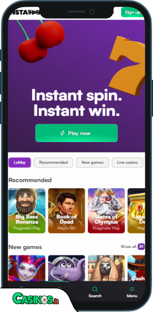 Instaspin Casino app mobile