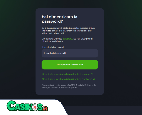JeetCity Casino problema di accesso