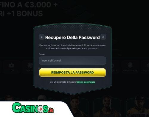KinBet Casino problema di accesso