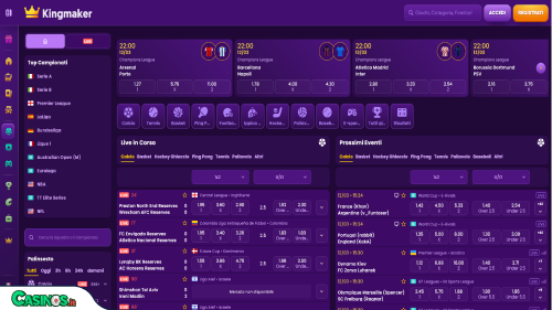 Kingmaker Casino Sport