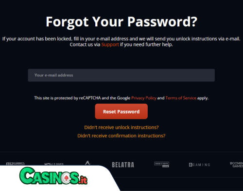 LamaBet Casino problema di accesso
