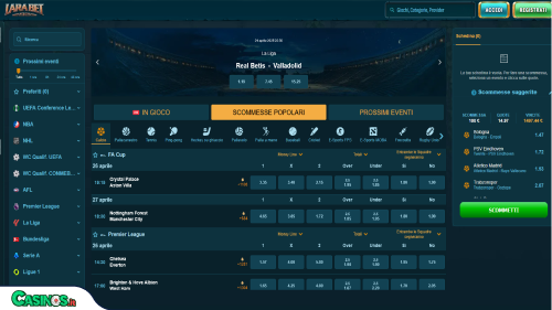 LaraBet Casino Sport