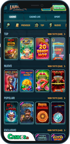 LaraBet Casino app mobile