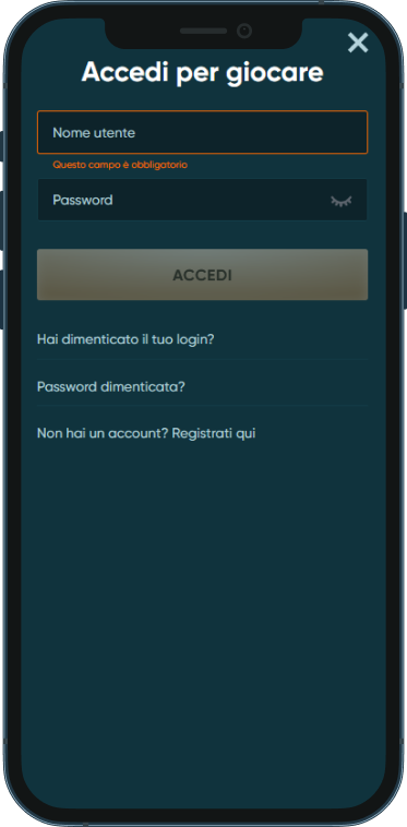 LegendPlay Casino Accesso