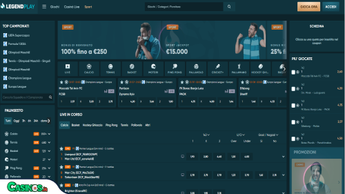 LegendPlay Casino Sport