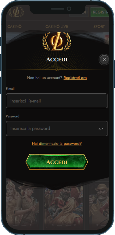 Legiano Casino Accesso