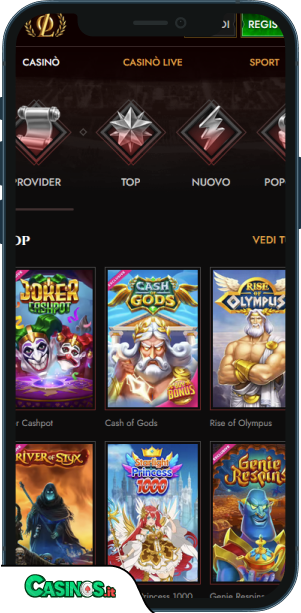 Legiano Casino app mobile