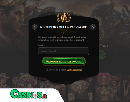 Legiano Casino problema di accesso