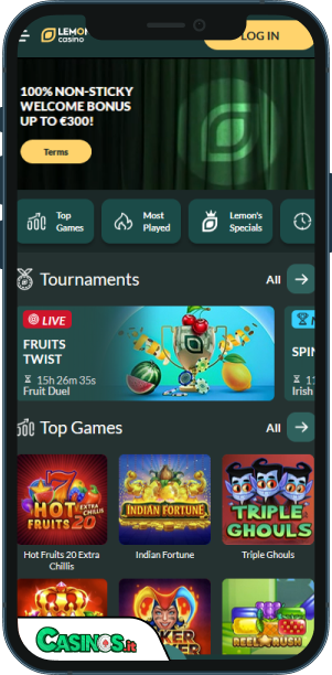 Lemon Casino app mobile