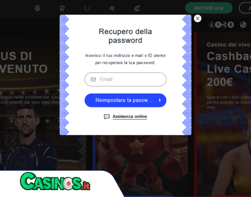 Librabet Casino problema di accesso