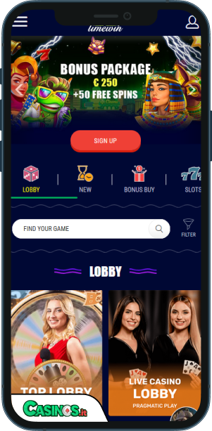Limewin Casino app mobile
