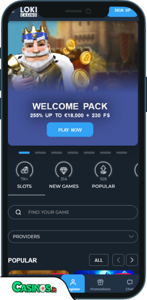 Loki Casino app mobile