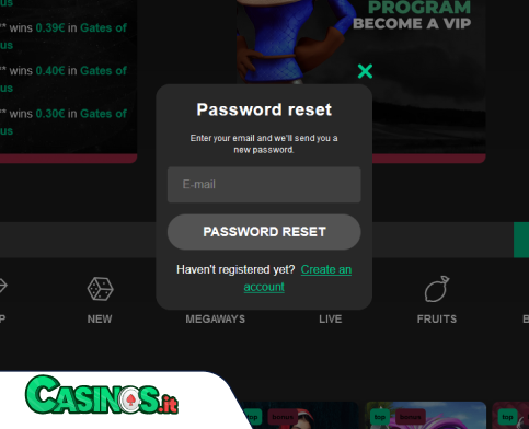 LordSpin Casino problema di accesso
