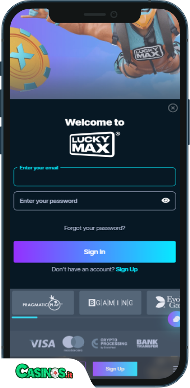 Lucky Max Casino Accesso
