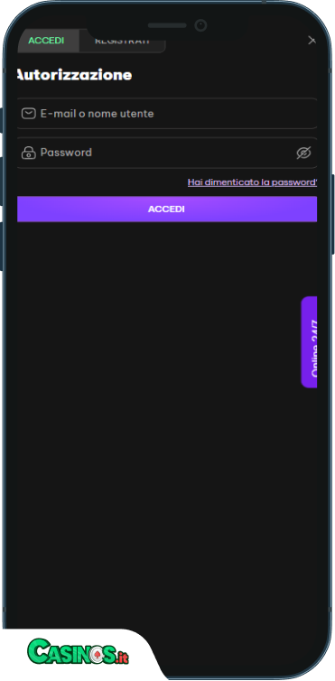 LuckyHour Casino Accesso