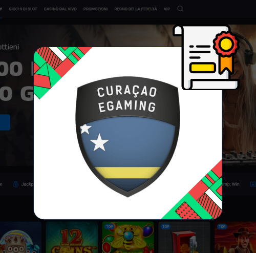 LuckyVibe Casino licenza