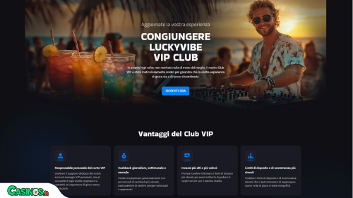 LuckyVibe Casino vip