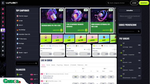 Lunubet Casino Sport