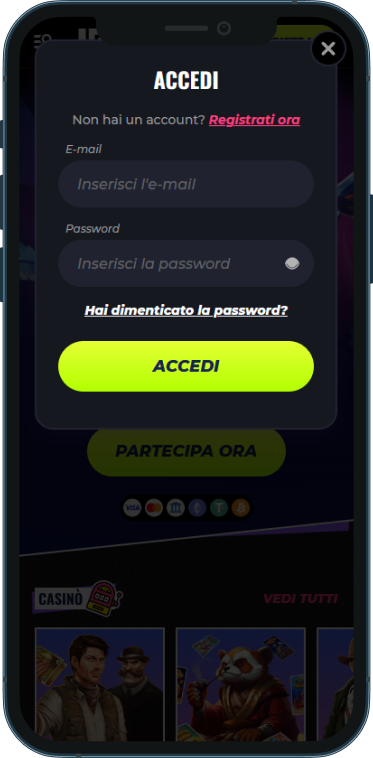 Lunubet Casino login