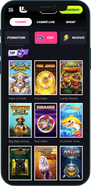 Lunubet Casino mobile app