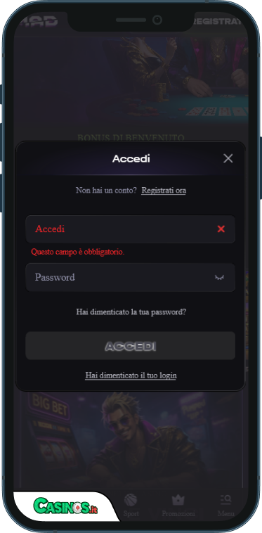 MadCasino Accesso
