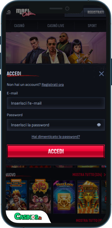 Mafia Casino Accesso