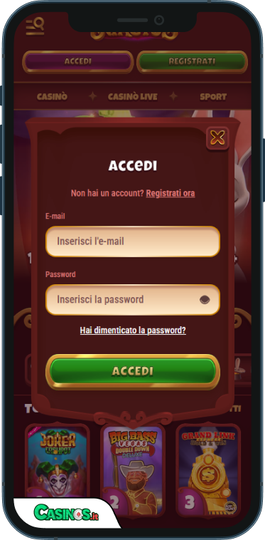 Magius Casino Accesso