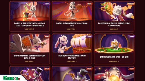 Magius Casino Bonus