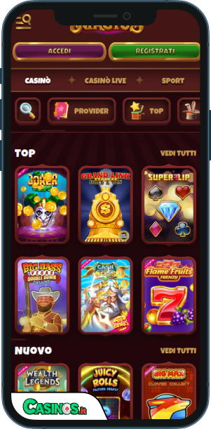 Magius Casino app mobile