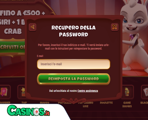 Magius Casino problema di accesso