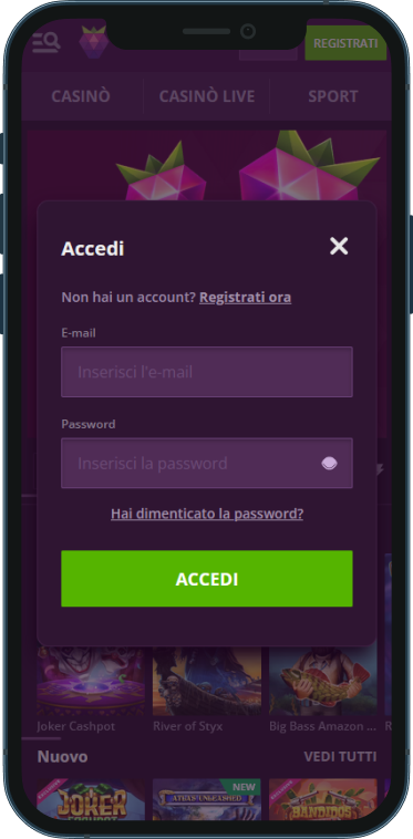 Malina Casino Accesso