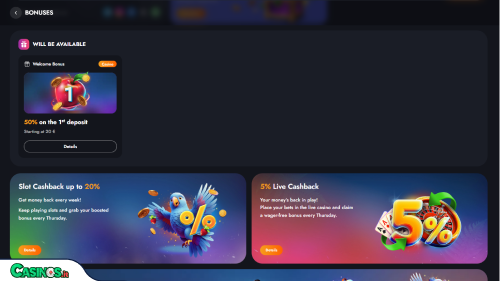 Martin Casino Bonus
